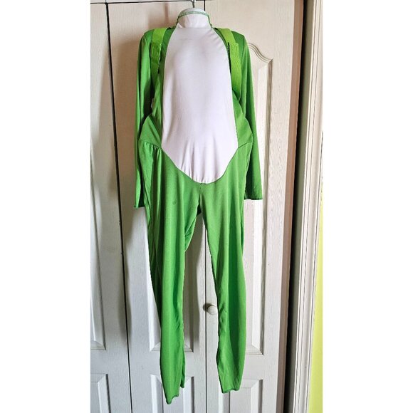 Yoshi Kids Costume 7-8 Inflatable Shell Tail Mask Halloween Super Mario Nintendo - Picture 5 of 10